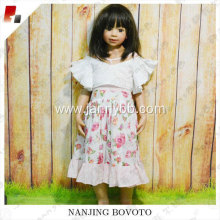 Wholesale flower printed full lining toddler dress